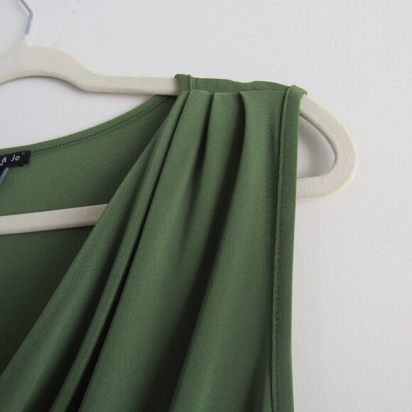 Sami & Jo Women's Cowl Neck Tank Top Set of 2 Green Orange 1X Business Casual - Picture 11 of 16